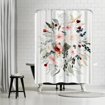 Americanflat Loose Bouquet by Shealeen Louise 71" x 74" Shower Curtain