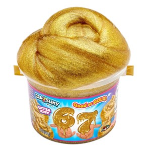 Cra-Z-Slimy 24oz Glitter Slime Bucket - 6-7 Slime, Pre-Made Golden