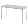 Folding Table, Portable Folding Card Rectangle Table with Sturdy Metal Frame - 3 of 4