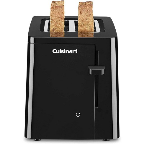 Waring CPT-160WH Cuisinart® 2 Slice Toaster w/ 1 1/2 Slots - (3) Controls  & 7 Setting Dial, Stainless/Black