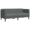vidaXL - Dark Gray 3-Piece Sofa Set - Armchair, loveseat, Couch - Solid Wood Frame - Fabric Upholstery for Living Room/Lounge - 4 of 4