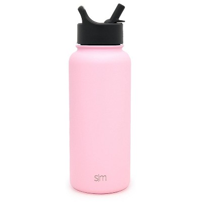 Simple Modern 18 fl oz Stainless Steel Summit Water Bottle with Silicone  Straw Lid