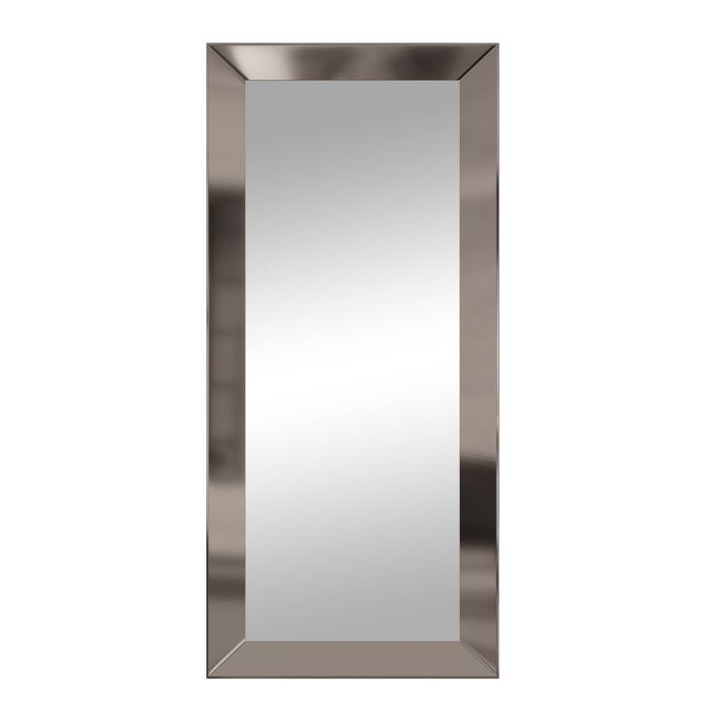 Neutypechic PS Framed Rectangle Full-length Mirror Decorative Wall Mirror Large Wall Mirror - 70"x30", Silver, 3 of 7