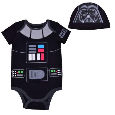 Star Wars Baby Boy's Short Sleeve Creeper for Infants