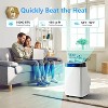 Portable AC Unit with Heater,  3-In-1 Free Standing Cooling AC Unit With Fan & Dehumidifier,Auto Swing,24H Timer - 2 of 4