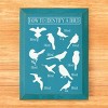 Slickblue Bird Guide Wooden Sign, Knotty Pine 9x12 Inch Wall Decor, Rustic Style, Color Options - 3 of 3