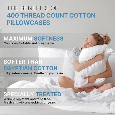 Sage Green Cotton Polyester Standard Pillowcase Set