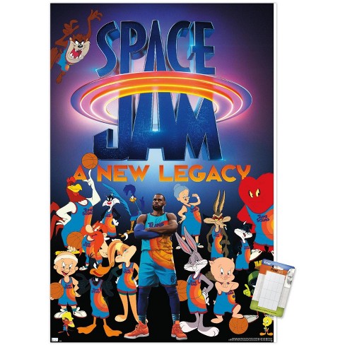 Trends International Space Jam: A New Legacy - Team Unframed Wall Poster  Print White Mounts Bundle 22.375 X 34 : Target