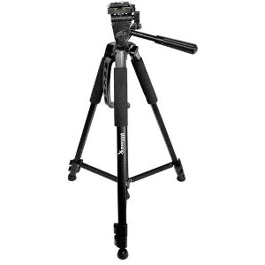 Ultimaxx UM-TR60BK 60" Aluminum Tripod with 3-Way Pan Head and Quick Release (Black)) - 1 of 2