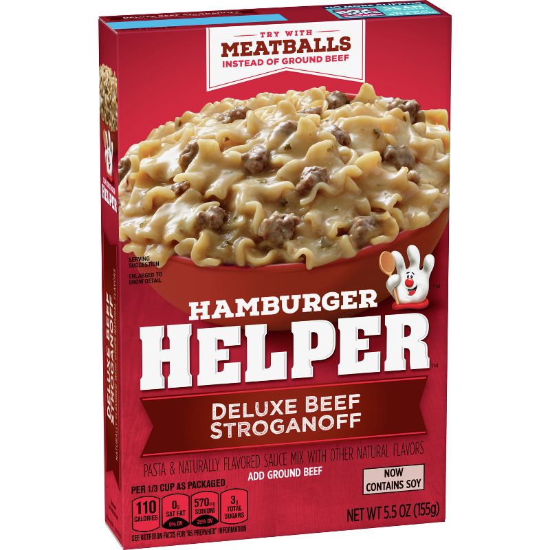Hamburger Helper Deluxe Beef Stroganoff - 5.5oz, 2 of 11