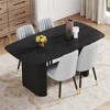 5-Piece Dining Set with MDF Table and 4 Chairs with PU Cushions - 4 of 4