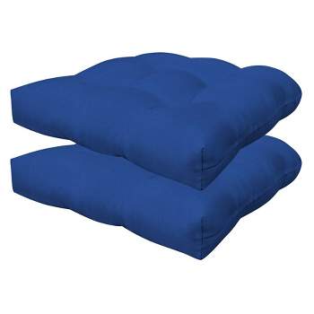 Outdoor Chair Cushions, Waterproof Tufted Overstuffed U-Shaped Memory Foam  Seat Cushions, Throw Pillow B09T8ZB7PP - The Home Depot