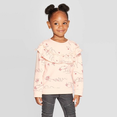 toddler pink sweatshirt