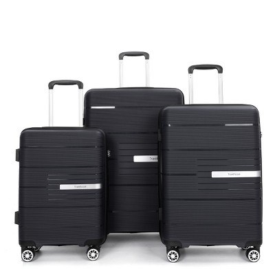 3 Piece Hardside Luggage Set with Spinner Wheels and TSA Lock for Travel, Lightweight Suitcases 20/24/28 Inch – Cuddlewood