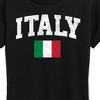 Women's - Instant Message - Italy Flag Short Sleeve Graphic T-Shirt - 2 of 4