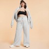Blogilates Women's Travel Trouser High-Rise Wide Leg Sweatpants - 3 of 4