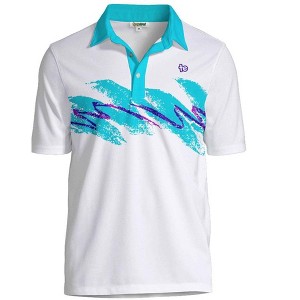 Tipsy Elves Golf Shirts for Men - Performance Athletic Fit Men's Golf Polo Shirts w/ Moisture Wicking Stretch Fabric - 1 of 4