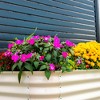 Stratco Double Raised Corrugated Galvanized Steel Metal Outdoor Decor Garden Bed Planter Box with 15 Cubic Feet Capacity, 41 x 28 x 24 Inches, Beige - 2 of 4