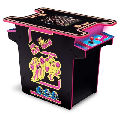 Arcade1UP Ms. PAC-MAN Head-to-Head Arcade Machine 12in1 Retro Home Arcade Table