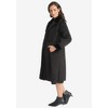 Jessica London Women's Plus Size Faux Shearling Midi Coat - 4 of 4
