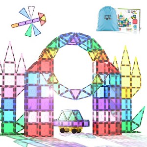 EverPlay 10 PC Magnetic Tiles, Magnetic Building Blocks for Kids, Magnet for Kids 3+ - 1 of 4