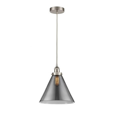 Cone - 1 Light Mini Pendant In Industrial Style-14.75 Inches Tall and 12 Inches Wide