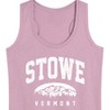 Women's - Instant Message - Stowe Vermont Graphic Racerback Tank - 2 of 4