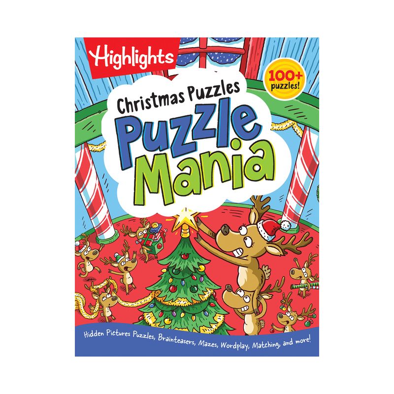 Christmas Puzzles - (Highlights Puzzlemania Activity Books) (Paperback), 1 of 2