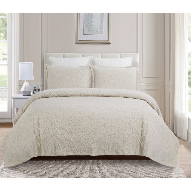 C&F Home Shiloh Pebble Coverlet Set Bedding   - Reversible and Machine Washable, 2 of 5