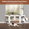 ROOMTEC Free Standing Dog Gate,4 Panel 32" Height Foldable Dog Fences Indoor, Pet Gate for Stairs,Doorways - 3 of 4
