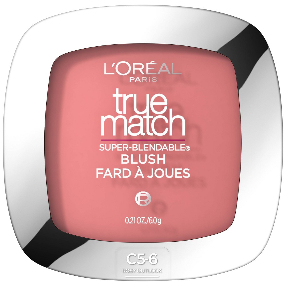 Photos - Other Cosmetics LOreal L'Oreal Paris True Match Blush C5-6 Rosy Outlook .21oz 