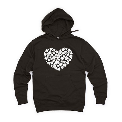 Simply Sage Market Women's Graphic Hoodie Shamrock Heart