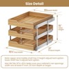 3 Tier Pull Out Cabinet Organizer, Heavy-Duty Pull Out Drawer, Slide Out Wood Shelf for Cabinets - 3 of 4