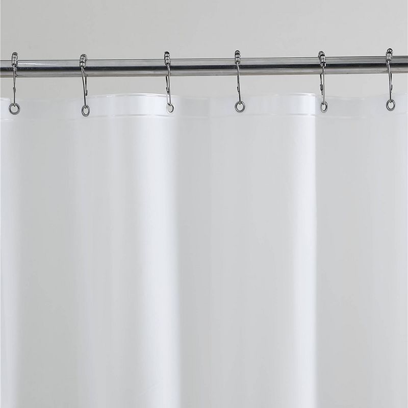 Clorox 2pk Medium Weight Shower Curtains Liner Frosty, 4 of 7