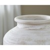 Signature Design by Ashley Meadie 12" Vase, Distressed White Terra Cotta - 3 of 4