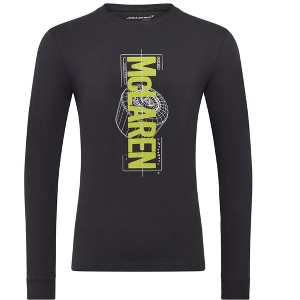 Castore McLaren F1 Night Race Graphic Long Sleeve T-Shirt - 1 of 4