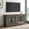 GDFstudio Grant Modern 58" Wood Glass-Door Rectangle TV Stand - 4 of 4