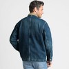 Lands' End Men's Blanket Lined Denim Jacket With Corduroy Collar - 2 of 4