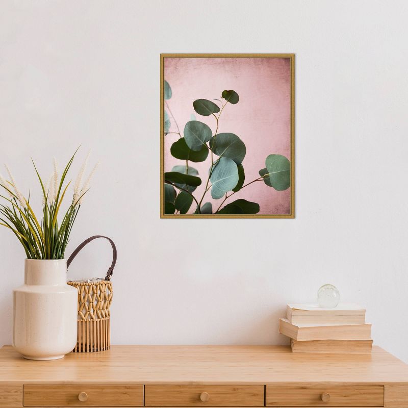 16&#34; x 20&#34; Sage Eucalyptus No.2 by Lupen Grainne Framed Canvas Wall Art - Amanti Art, 5 of 10