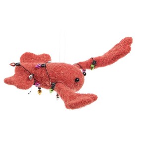 Gallerie II Lobster w/ Lights Wool Ornament - 1 of 2