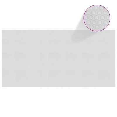 VidaXL Floating PE Solar Pool Film 216.1 in.x107.9 in. Gray