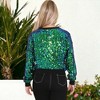 Anna-Kaci Women's Sequin Long Sleeve Sparkly Pullover Sweatshirt - 2 of 4