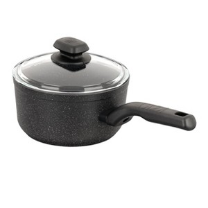 Korkmaz Ornella 2 Piece 2 Liter Quart Aluminum Nonstick Saucepan with Lid - 1 of 4