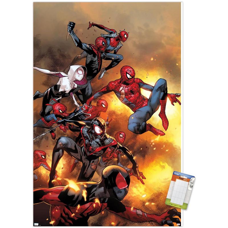 Trends International Marvel Comics Spider-Verse - The Amazing Spider-Man #13 Unframed Wall Poster Print White Mounts Bundle 14.725" x 22.375", 1 of 7