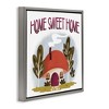 Stupell Industries Sweet Home Mushroom Cottage Black Framed Floater Canvas Wall Art - 3 of 4