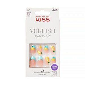 KISS Products Gel Fantasy Fake Nails - What is Love - 31ct - 1 of 4