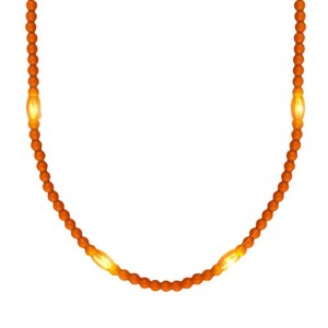 Magic Matt’s Brilliant BlinkysOpaque Round Still Light No Flash Orange Beads - 1 of 2