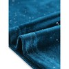 INSPIRE CHIC Women's Metallic Velvet Puff Long Sleeve Mock Neck Glitter T-shirt - 4 of 4