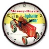 Collectable Sign & Clock | Massey-Harris LED Wall Clock Retro/Vintage, Lighted - Great For Garage, Bar, Mancave, Gym, Office etc 14 Inches - 2 of 4