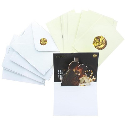 Jam Paper Blank Flat Note Cards 4bar A1 Size 3 1/2 X 4 7/8 Ivory Panel  175964i : Target